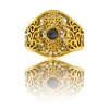 Bague à Petit PrixFemme Acier Doré