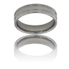 Bague Anneau Fashion Homme Acier Argenté