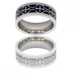 Bague Anneau Fashion pour Homme Acier FAGUS