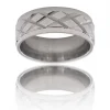 Bague Anneau Homme Acier DELTA
