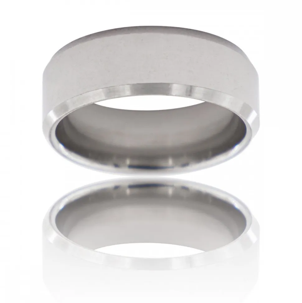 Bague Anneau Homme Acier MA