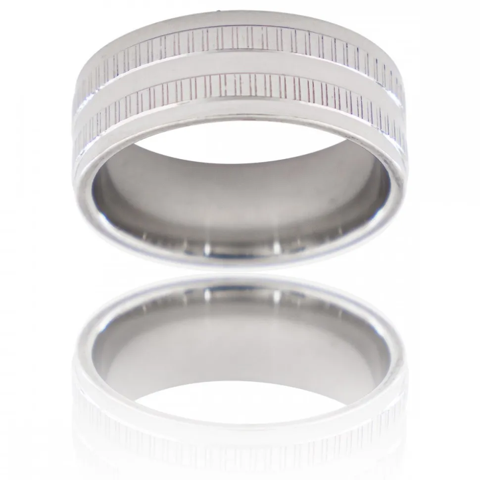 Bague Anneau Homme Acier ACRUS