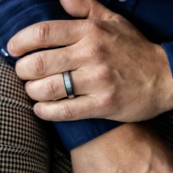 Bague Anneau Homme en Acier ACER