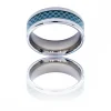 Bague Anneau pour Homme Acier Carbone