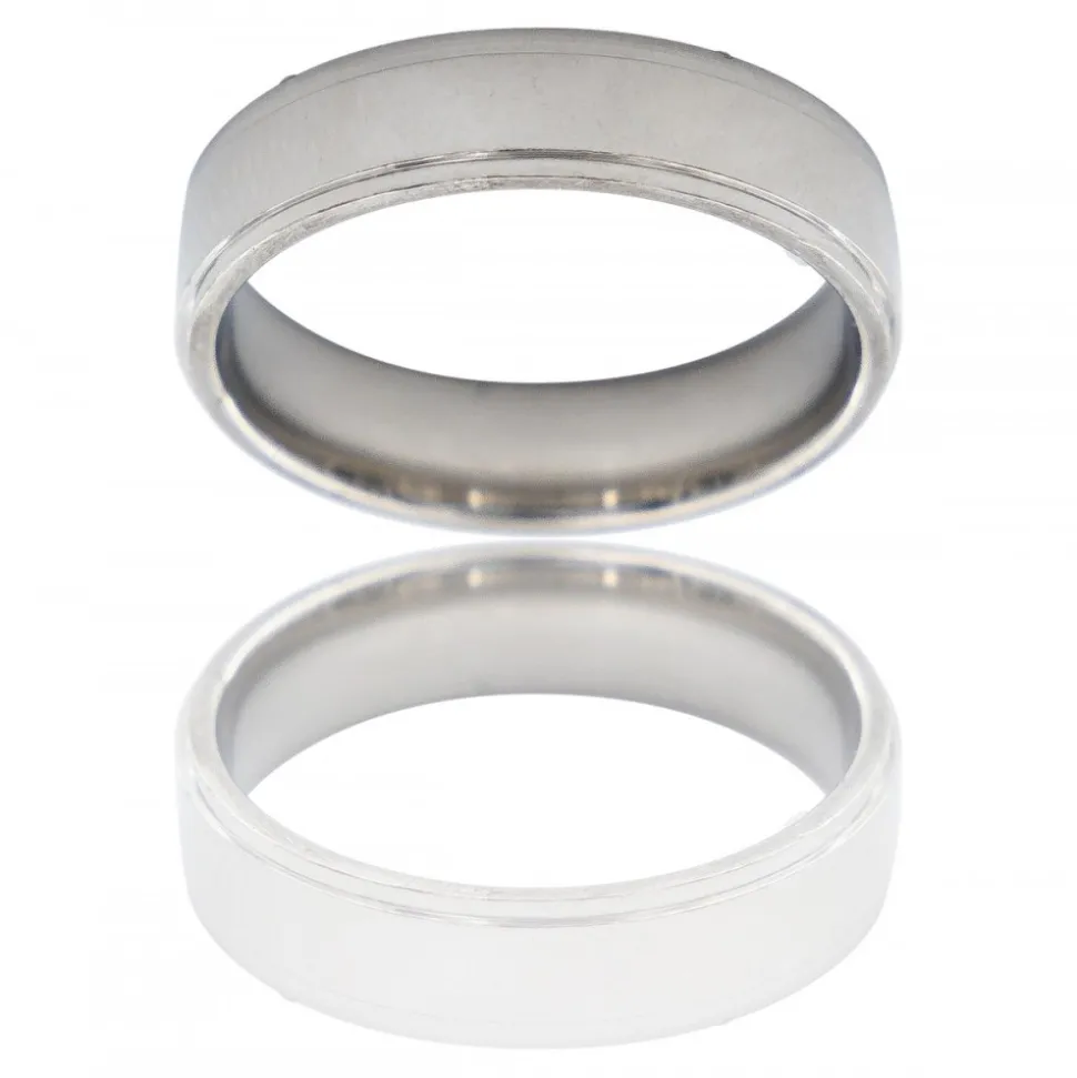 Bague Anneau pour Homme en Acier