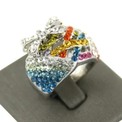Bague Corset Argent Femme DAPHNEE
