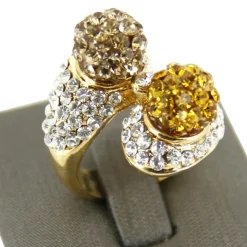 Bague de Femme Boules Strass DAPHNEE