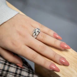 Bague de Femme fashion Ornée Zirconium SYRINGA