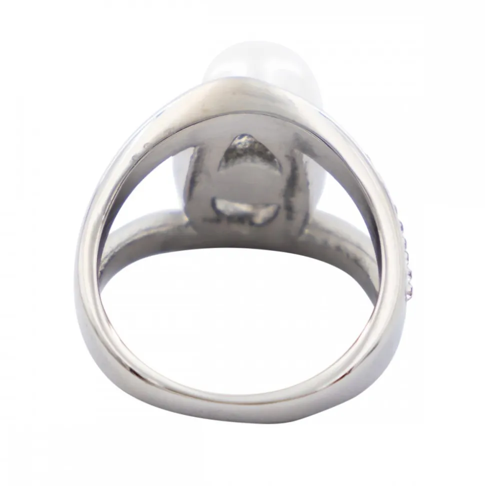 Bague Femme avec Perle Ornée Zirconium MAHONIA