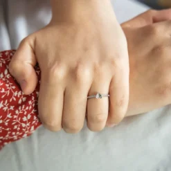 Bague Femme Coeur Ornée de Strass