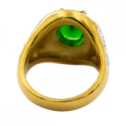 Bague Femme Couleur Dorée Ornée Zirconium VINCA
