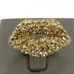 Bague Femme Lèvres Strass DAPHNEE