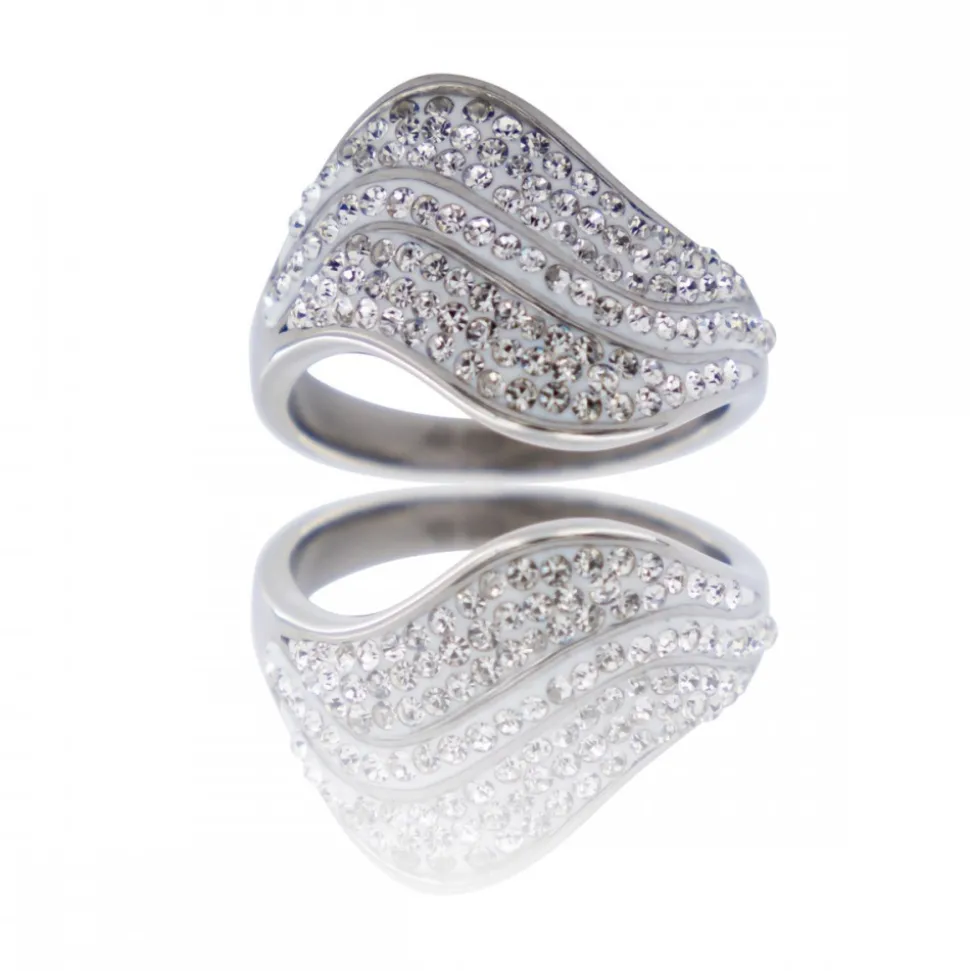 Bague pour Femme Ornée Zirconium AJUGA