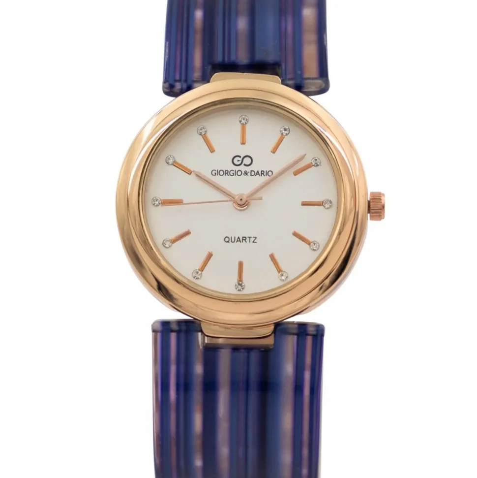 Belle Montre Femme Métal et Plastique Strass GIORGIO