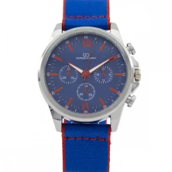 Belle Montre Homme Tissu Bleu GIORGIO