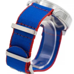 Belle Montre Homme Tissu Bleu GIORGIO