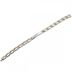 Bracelet Femme Acier Argent Doré