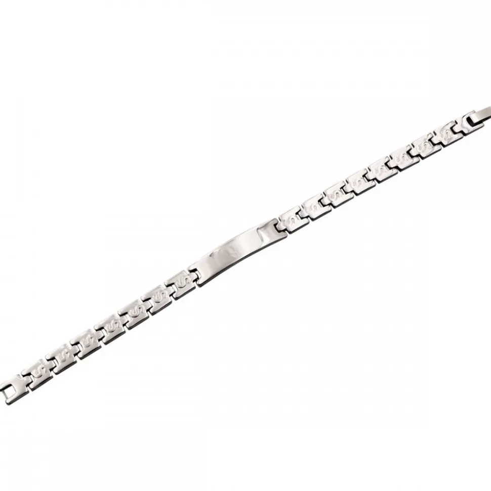 Bracelet Femme Acier Argent