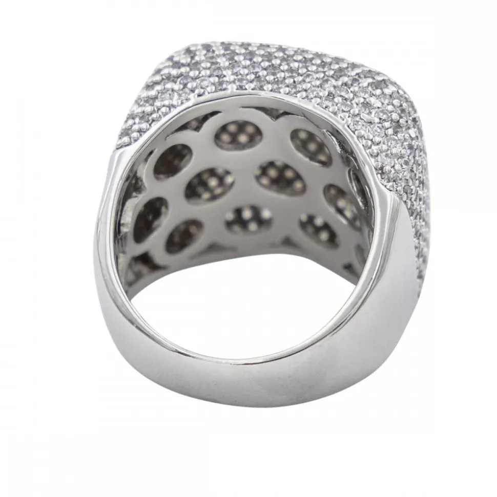Coffret Bague Femme Acier strass