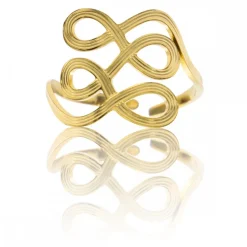 Coffret Bague Femme Ajustable Acier
