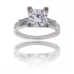 Coffret Bague Femme Rhodium ALCOR