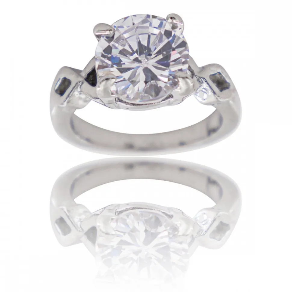 Coffret Bague Femme Rhodium GALINA