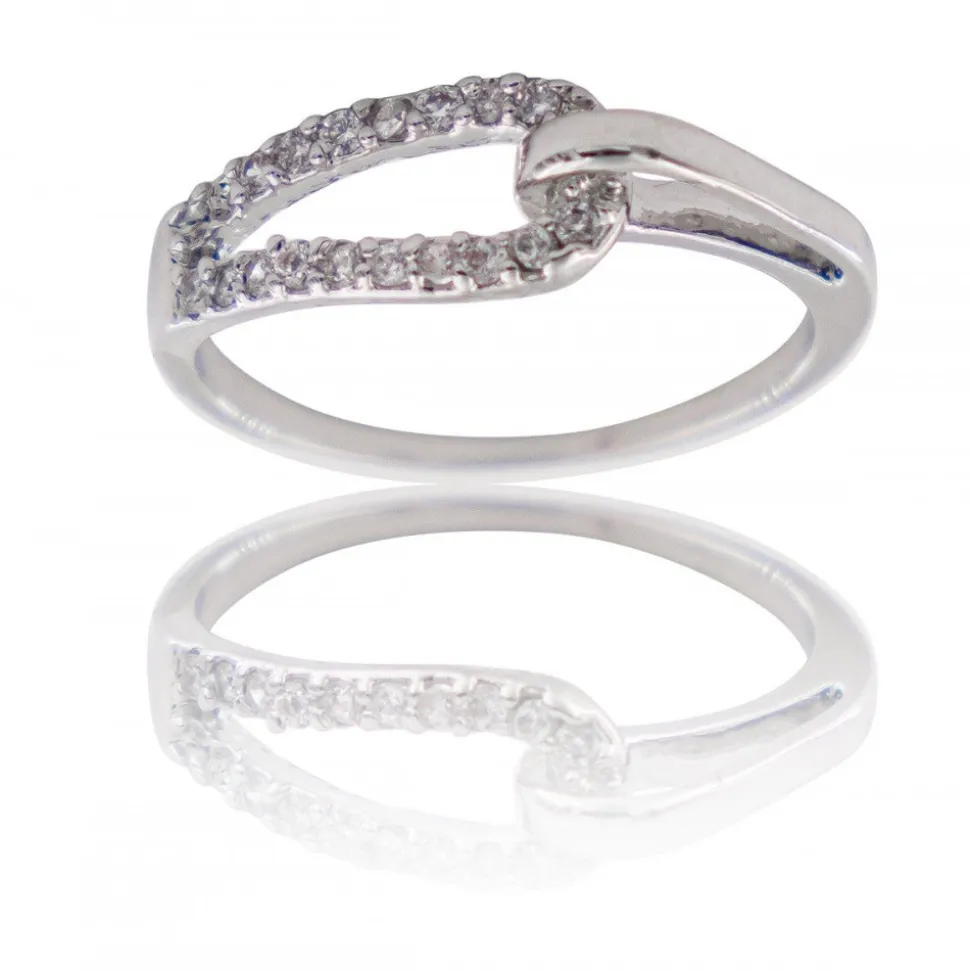 Coffret Bague Femme Rhodium CETI