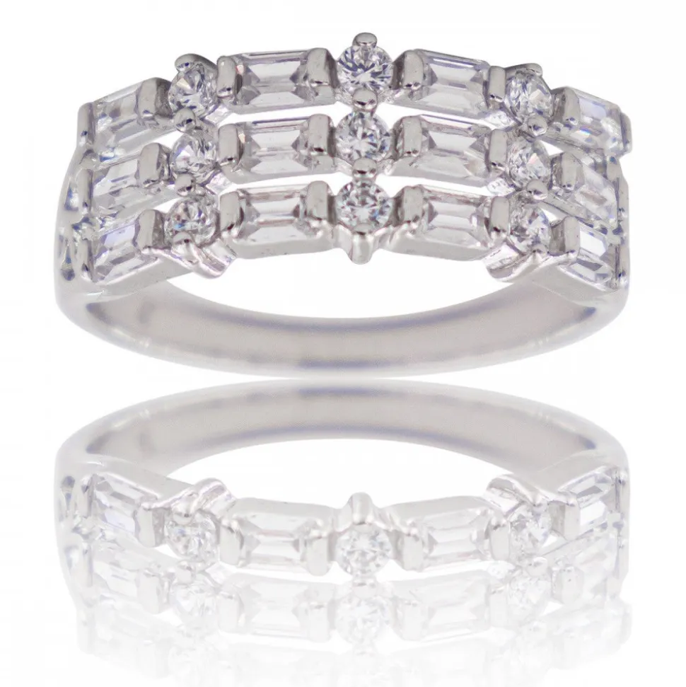 Coffret Bague Femme Rhodium PIERRA