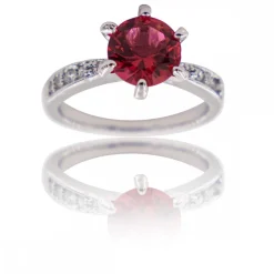 Coffret Bague Femme Rhodium ALCOR