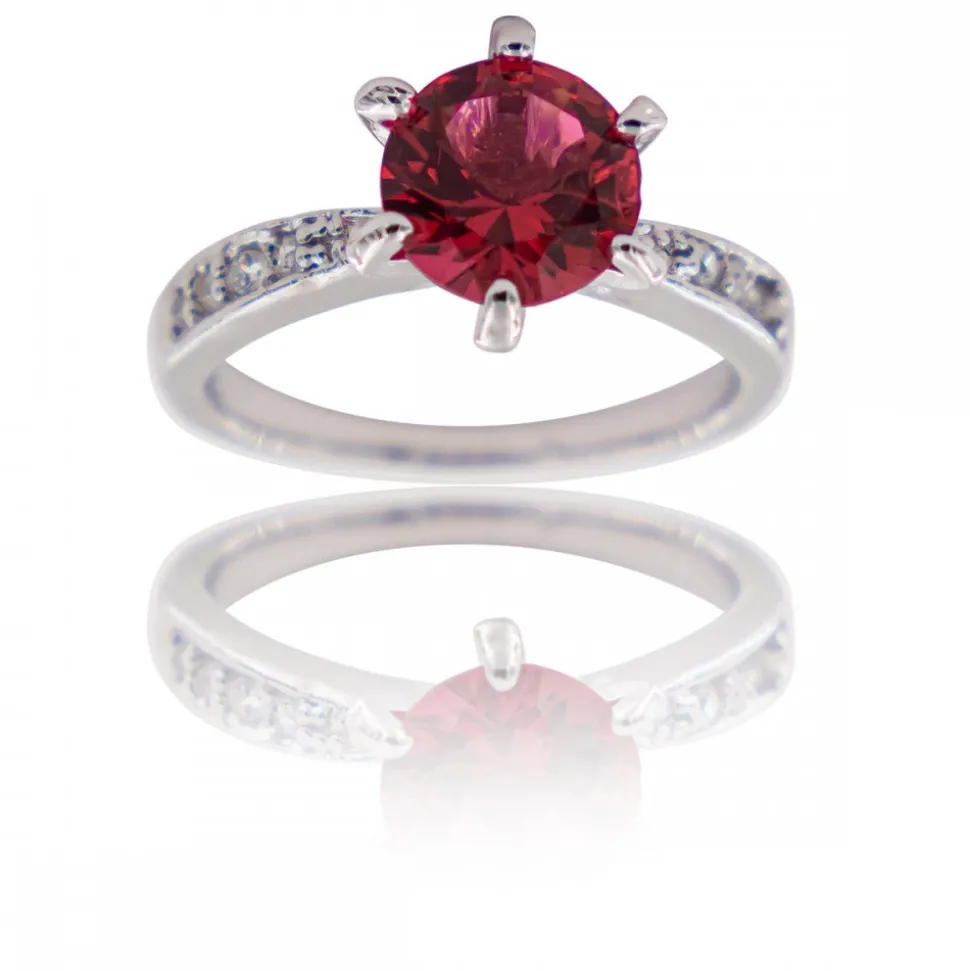 Coffret Bague Femme Rhodium ALCOR