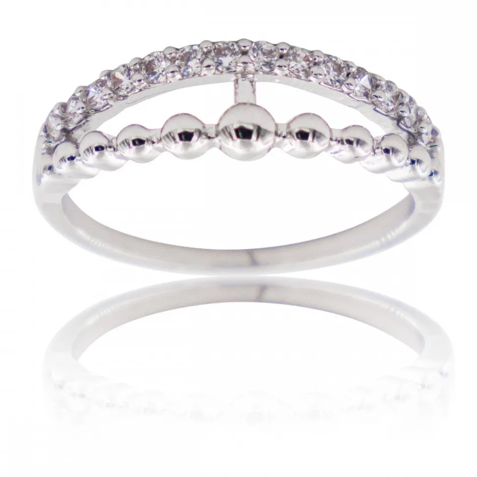 Coffret Bague Femme Rhodium CARA