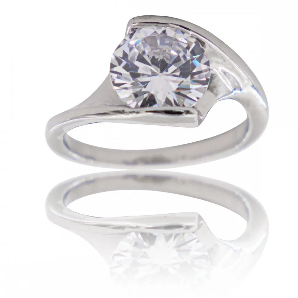 Coffret Bague Femme Rhodium NOMA