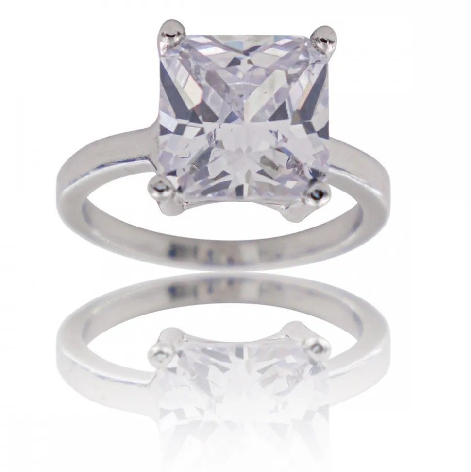 Coffret Bague Femme Rhodium CAELI