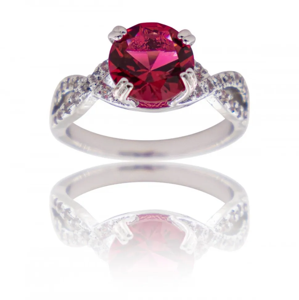 Coffret Bague Femme Rhodium CURSA