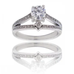 Coffret Bague Femme Rhodium NAIMI