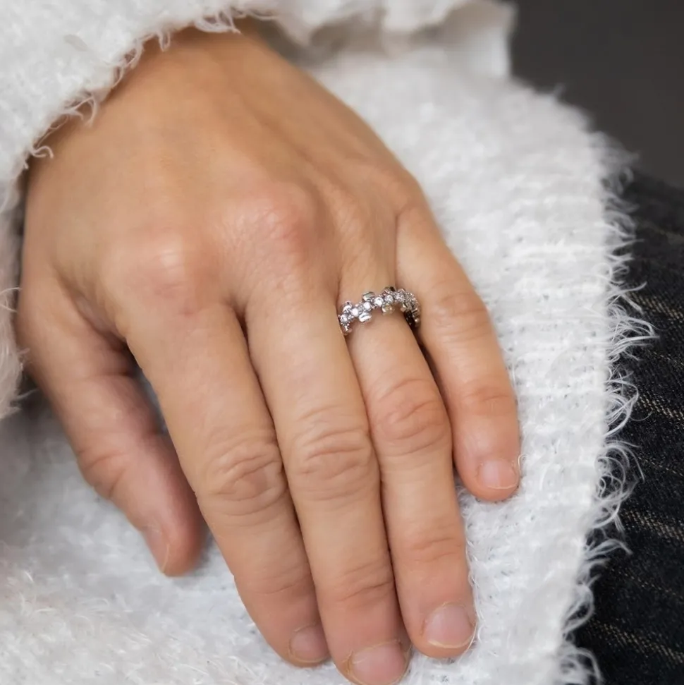 Coffret Bague Femme Rhodium CALIPA
