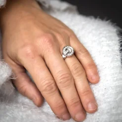 Coffret Bague Femme Rhodium MENSA