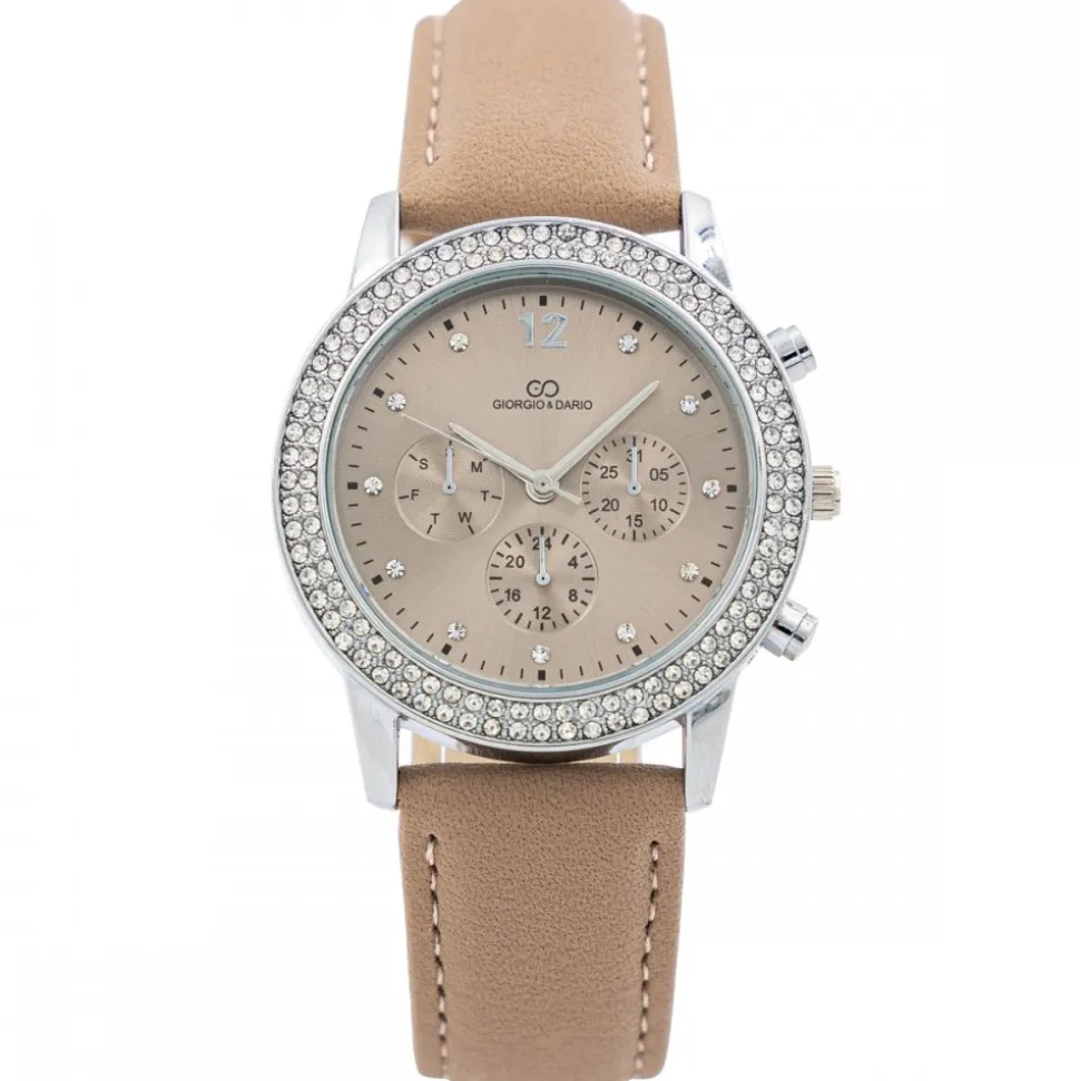 Coffret Montre Femme Brun GIORGIO