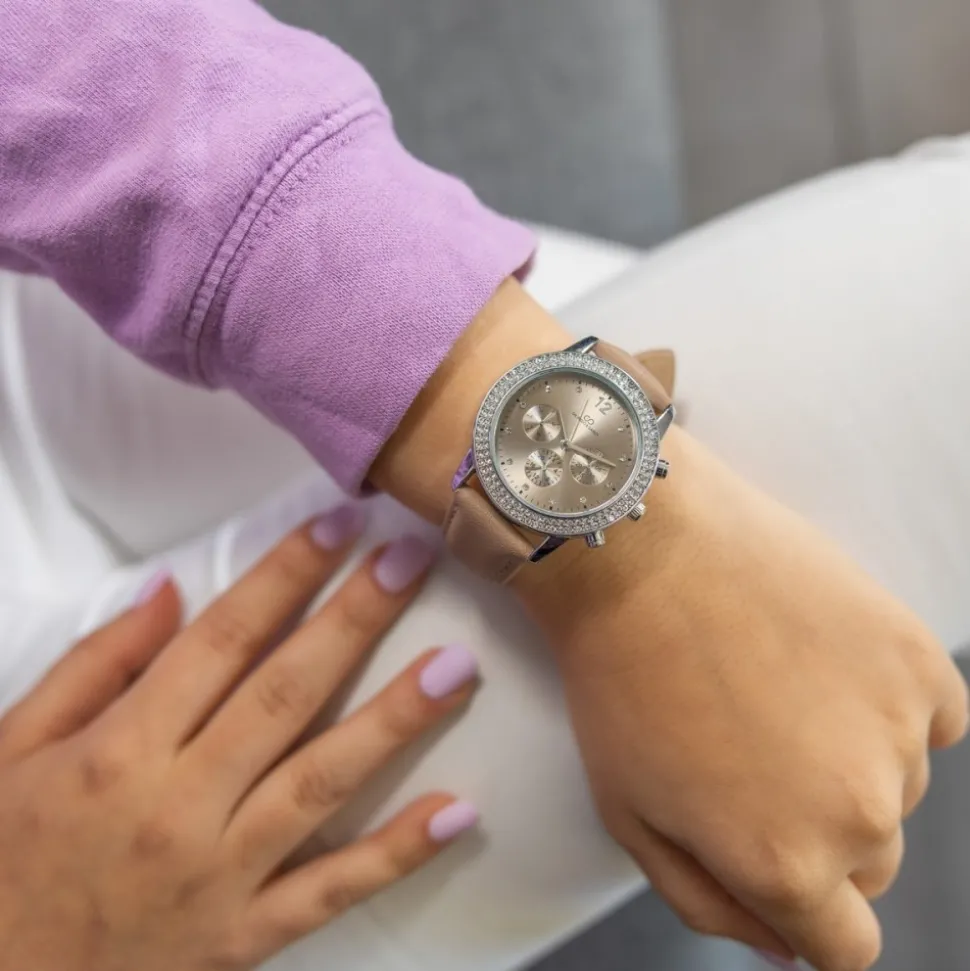Coffret Montre Femme Brun GIORGIO