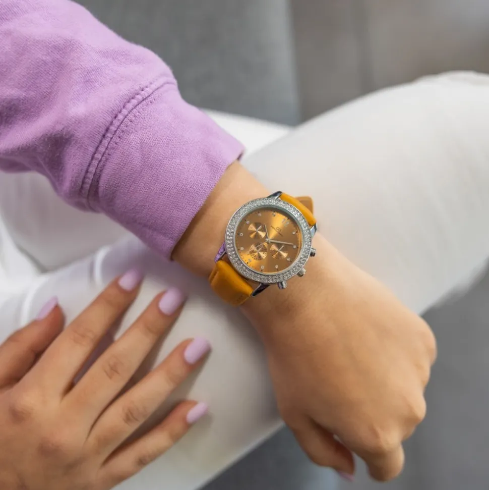 Coffret Montre Femme Caramel GIORGIO