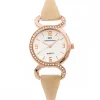 Coffret Montre Femme Métal Rose Beige GIORGIO