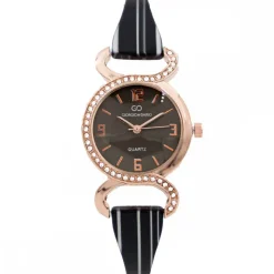 Coffret Montre Femme Métal Rose Bleu GIORGIO
