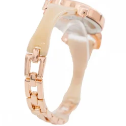Coffret Montre Femme Métal Rose Beige GIORGIO