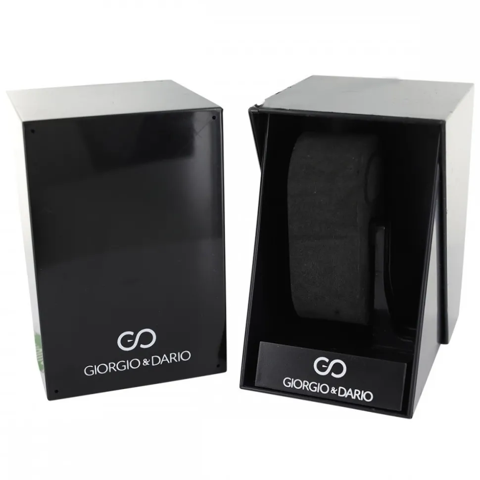 Coffret Montre Femme Métal Argenté GIORGIO