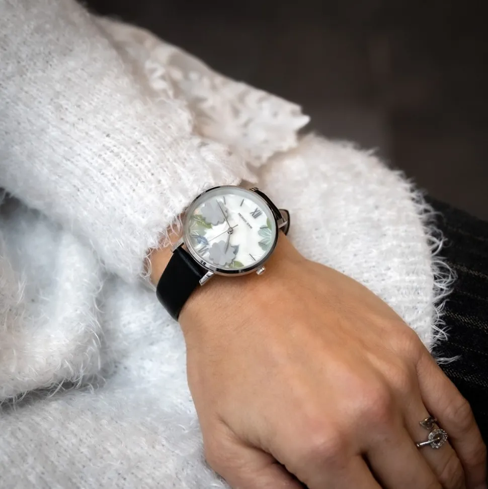 Coffret Montre Femme Noir M. JOHN