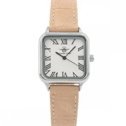 Coffret Montre Femme Rose Brun M. JOHN