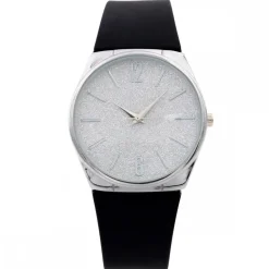 Coffret Montre Femme Silicone Noir M. JOHN
