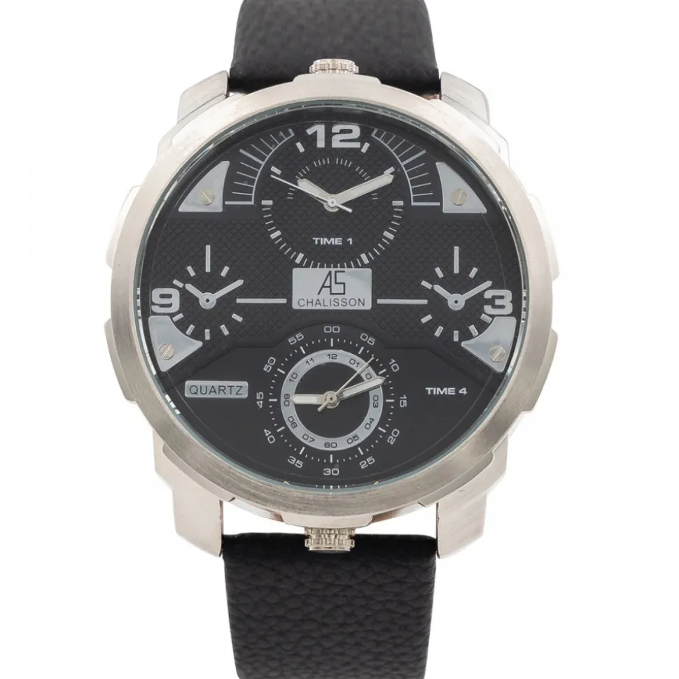Coffret Montre Format XL Homme Noir CHTIME