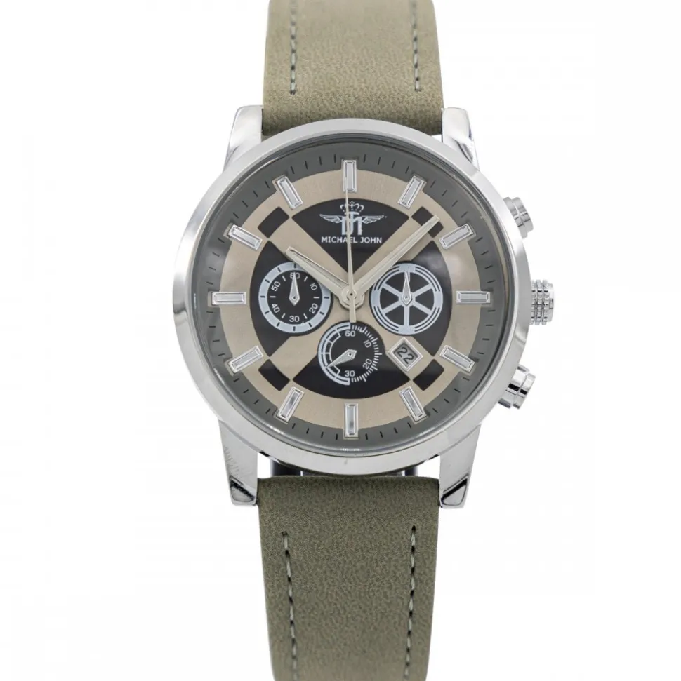 Coffret Montre Homme Gris M. JOHN