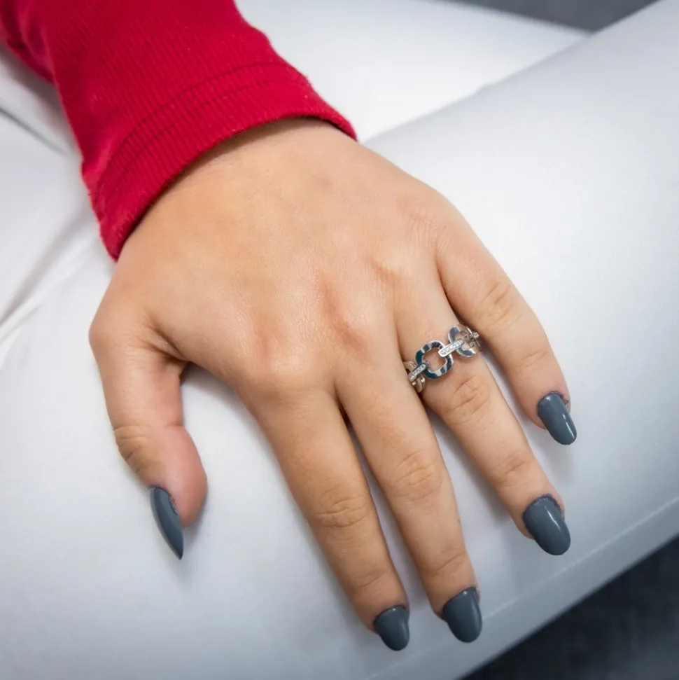Coffret Sublime Bague Strass Femme POLA